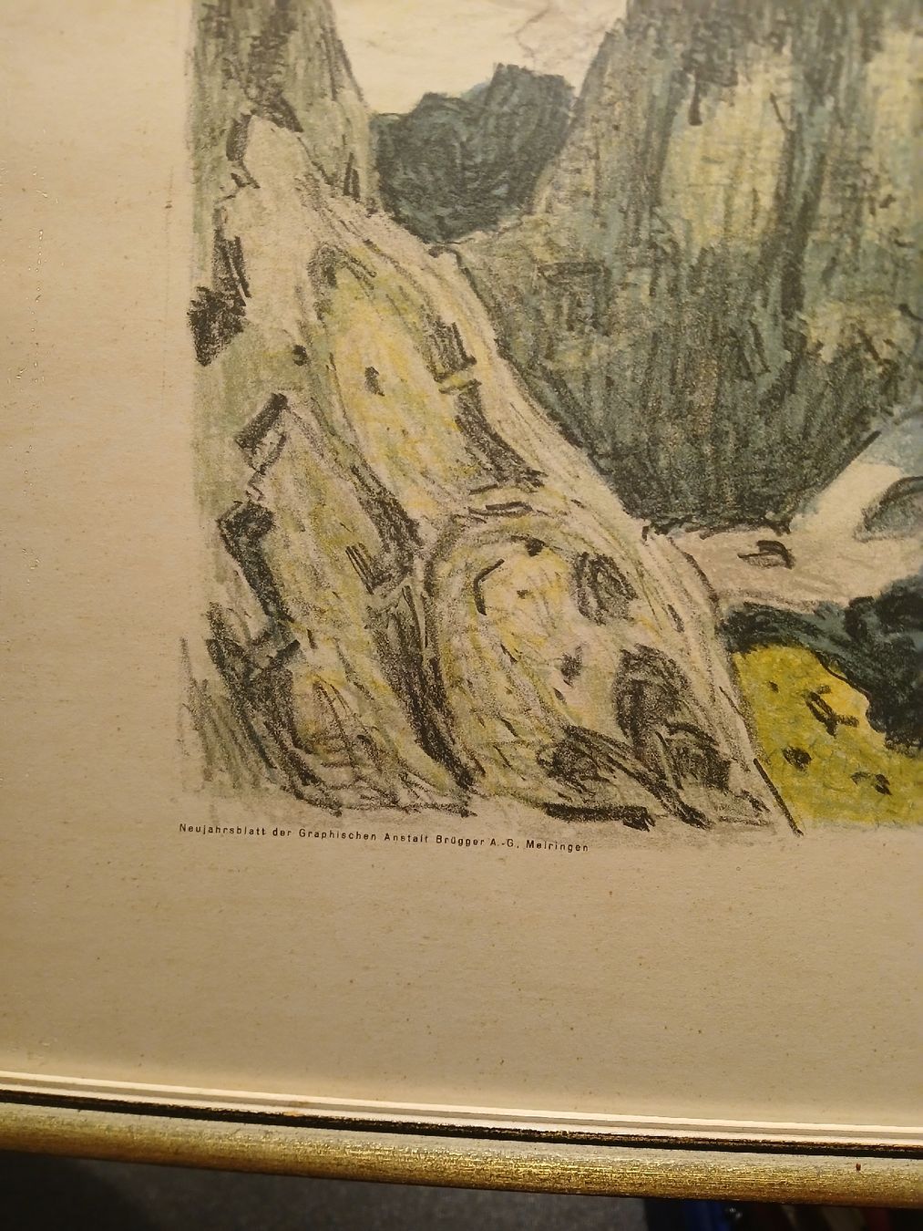 Grafica & Litografie: Lithographie  Arnold Brugger – Usato da Corcelles-Payerne venduto da evalyne 2