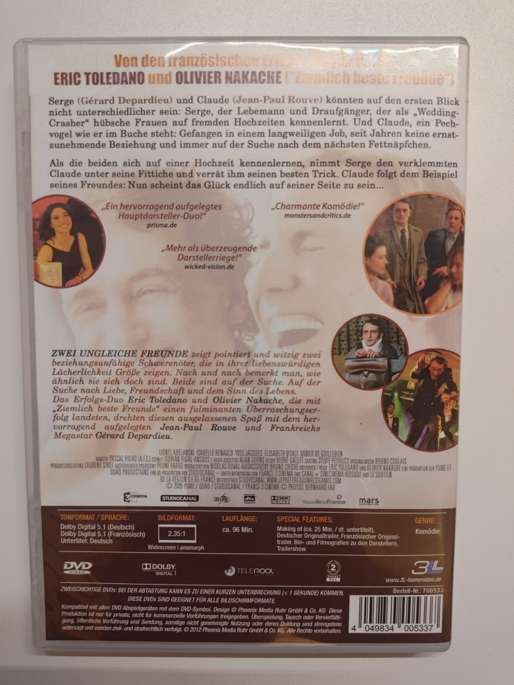 Tutti i DVDs: 2 UNGLEICHE FREUNDE – Usato da Liestal venduto da Kratzilla 2