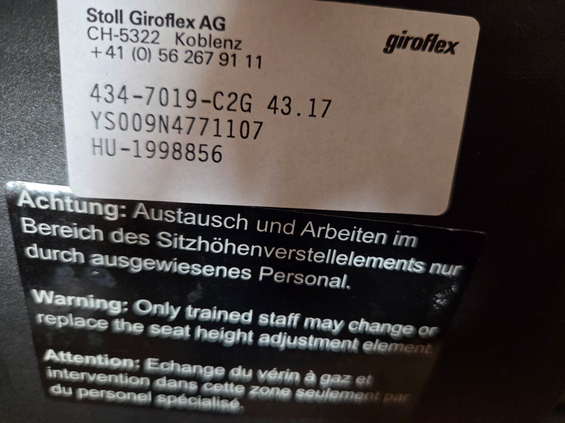 Giroflex Sedie: Giroflex, ergonomisch, mesh, verstellbar – Usato da Aeugst am Albis venduto da Slniecko 3