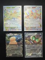 Lot de 4 cartes Pokémon -collection évolution prismatique