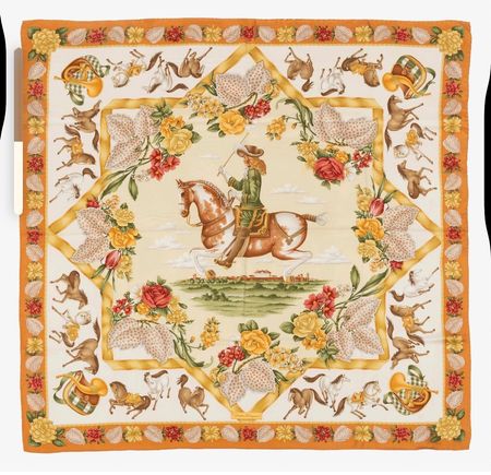 Salvatore Ferragamo Seiden Foulard