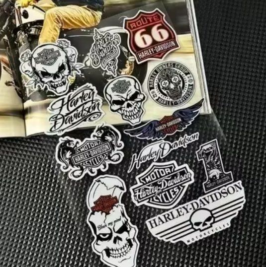 Sticker: Lot de stickers Harley-Davidson J160 – Nuovo e nell'imballaggio originale da Allens venduto da MADE.IN.ROCK.N.ROLL