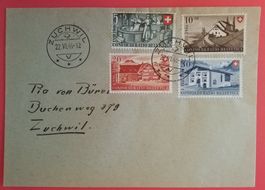 B285) 1946, Pro Patria Satzbrief Kt. 65.