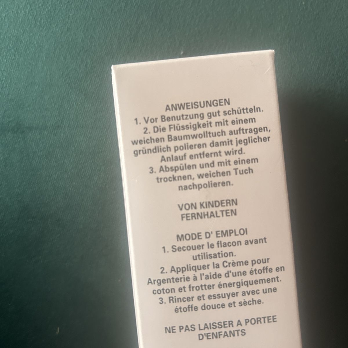 Prodotti di pulizia: Silver polish 125 ml new – Nuovo e nell'imballaggio originale da Laufen venduto da belleskulptur 4