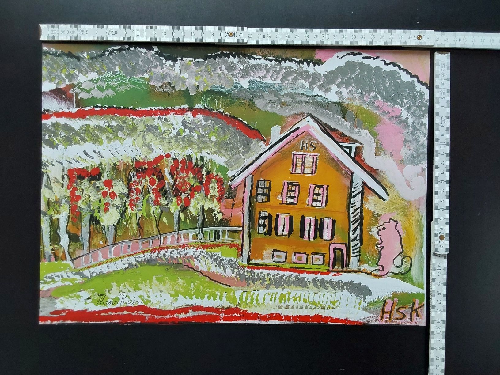 Poster & Bilder: Hans Krüsi. Kunstdruck. 30x42cm. – Gebraucht aus Steinach von Chilli1957 4