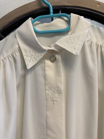 Elegante Vintage Bluse, Grösse 44, Top Zustand,