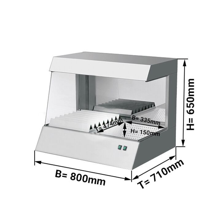 Ggm Gastro Elettrodomestici da cucina: Pommeswärmer - 650 Watt – Nuovo e nell'imballaggio originale da Brütten venduto da neun9 3