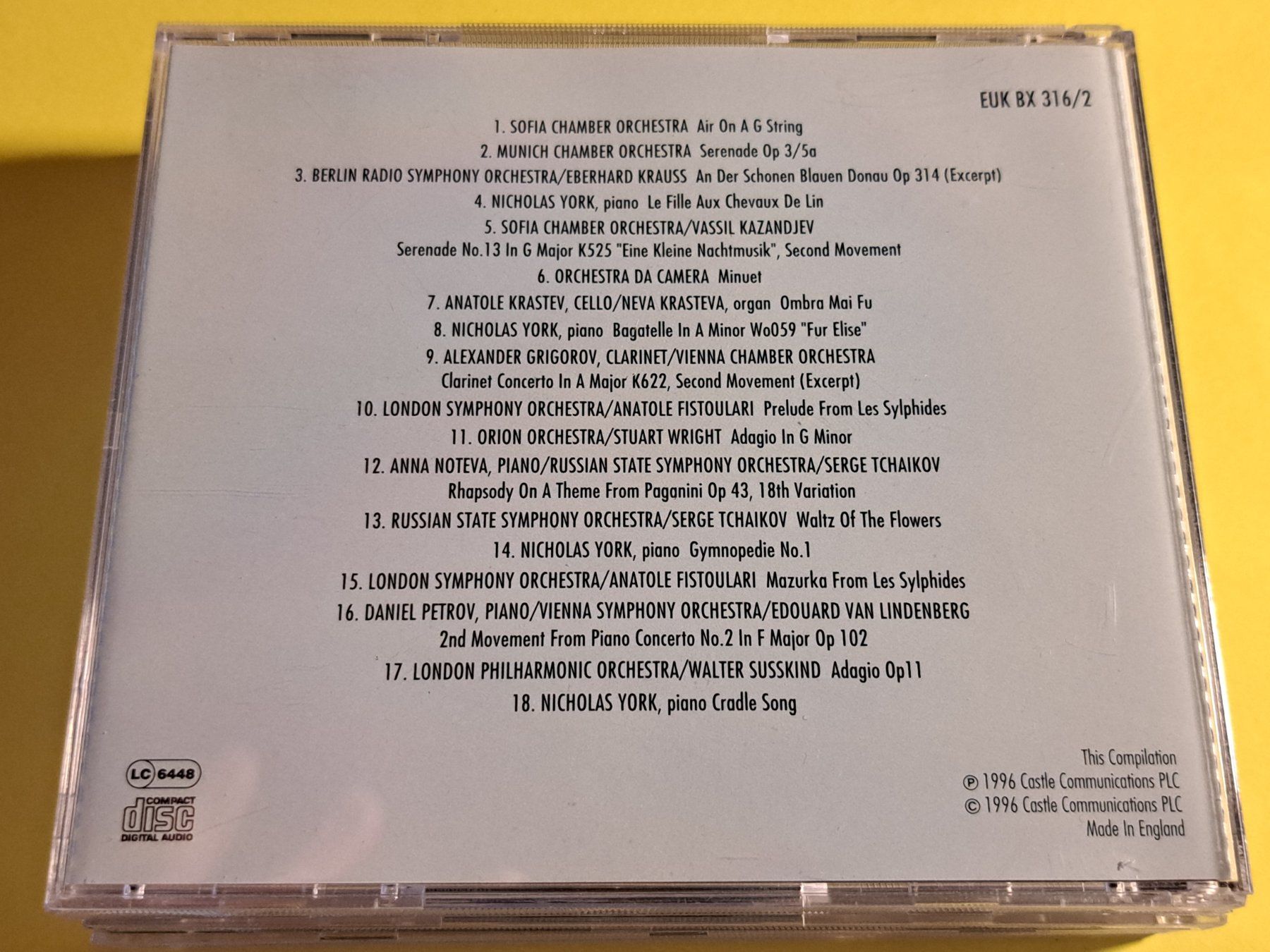 CD: REFLECTIONS - Classics for Dreamers (3 CDs) – Usato da Wichtrach venduto da LuckyLuke69 5