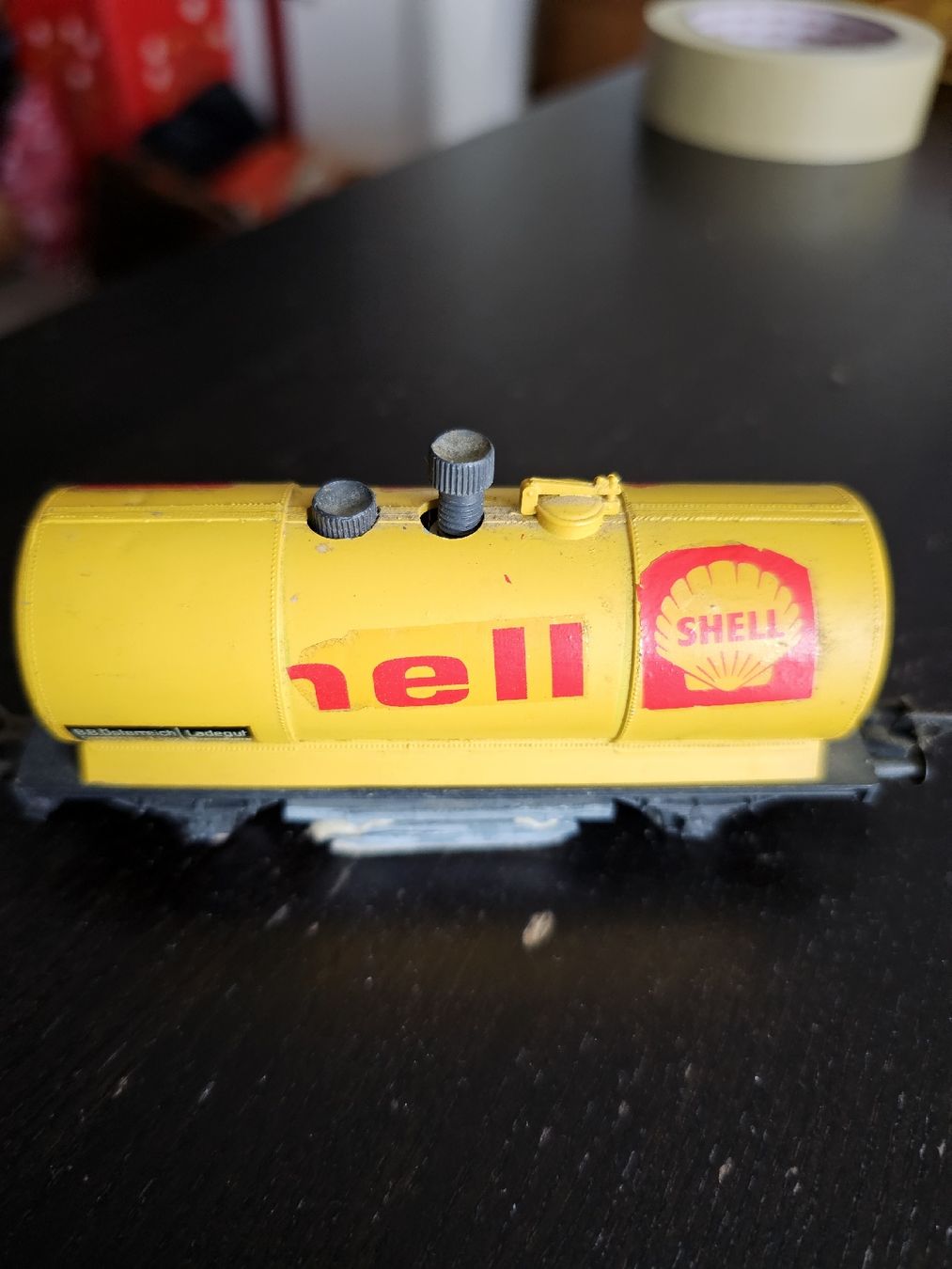 Shell Modelleisenbahnen: Schienenreinigungswagen H0, Shell – Gebraucht aus Rothrist von Gipsyone 1