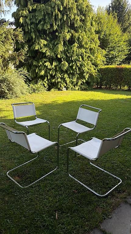Sedie: Vintage Freischwinger aus echtem Leder – Usato da Meggen venduto da rap_cyf9