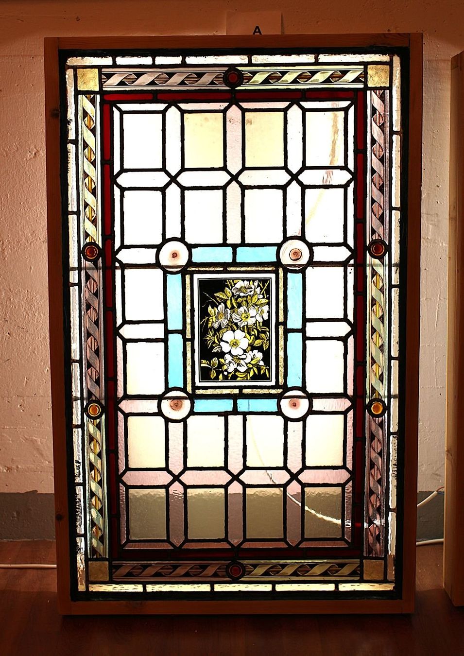 Finestre: Kirchenfenster A. Bleiglasfenster Jugendstil. – Usato da Trun venduto da artantic