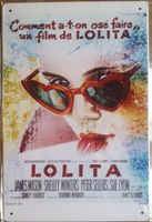 NEU/OVP: Lolita Drama Film Blechschild keine DVD