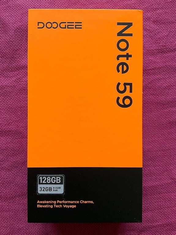 Telefoni cellulari / Smartphones: Doogee Note 59, Dual Sim, 128 GB, 32 GB, edles hellblau – Usato da St. Gallen venduto da SxDQ 2