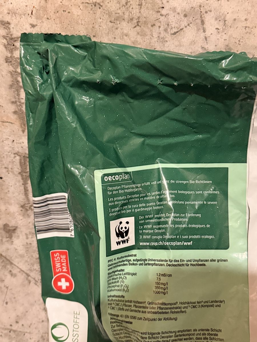Pflanzen & Samen: Oecoplan Universal Erde 40L / 15L neu – Neu und originalverpackt aus Laupen BE von Lisafurby 3