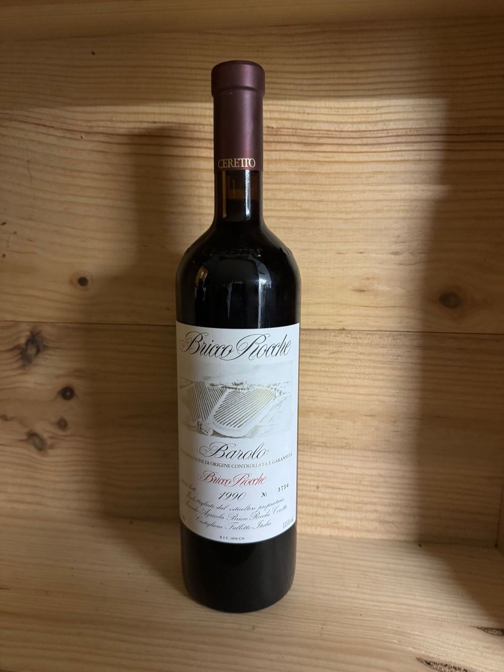 Wein: 1 Fl. Bricco Rocche Barolo 1990 – Gebraucht aus Dietikon von Nesh