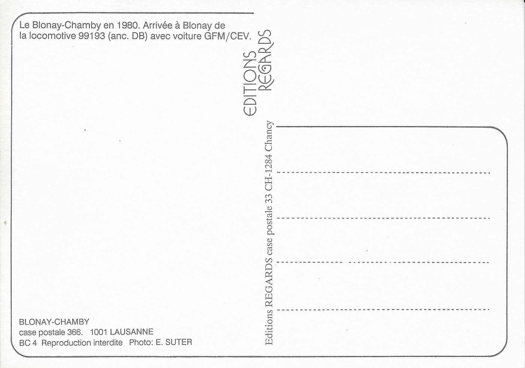 Cartoline postali: Le Blonay-Chamby en 1980 – Nuovo (secondo la descrizione) da Rothrist venduto da Stranglehold 1