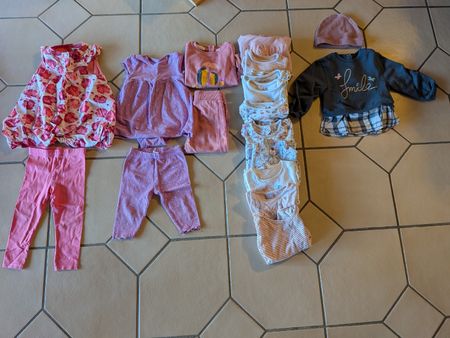 .Baby-Kleiderpaket Mädchen, Grösse 74/80