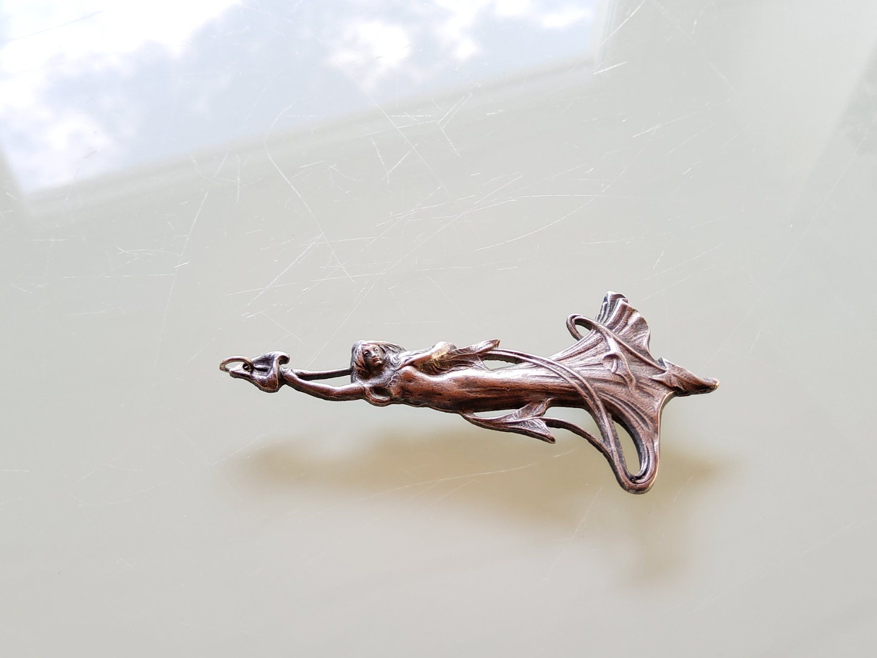 Ciondoli: Pendentif vintage Art Nouveau – Usato da Malleray venduto da Broc-Mo 3