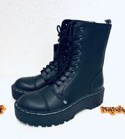 T.U.K x Killstar Plattform-Stiefel A3116/13997 –Grösse EU 42