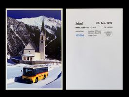 Salouf Cunter Surses Postauto Mercedes O303 Foto Ausdruck A5