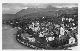 Gruss aus EVIAN-LES-BAINS - Luftaufnahme