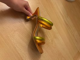 Orange Catwalk High Heels