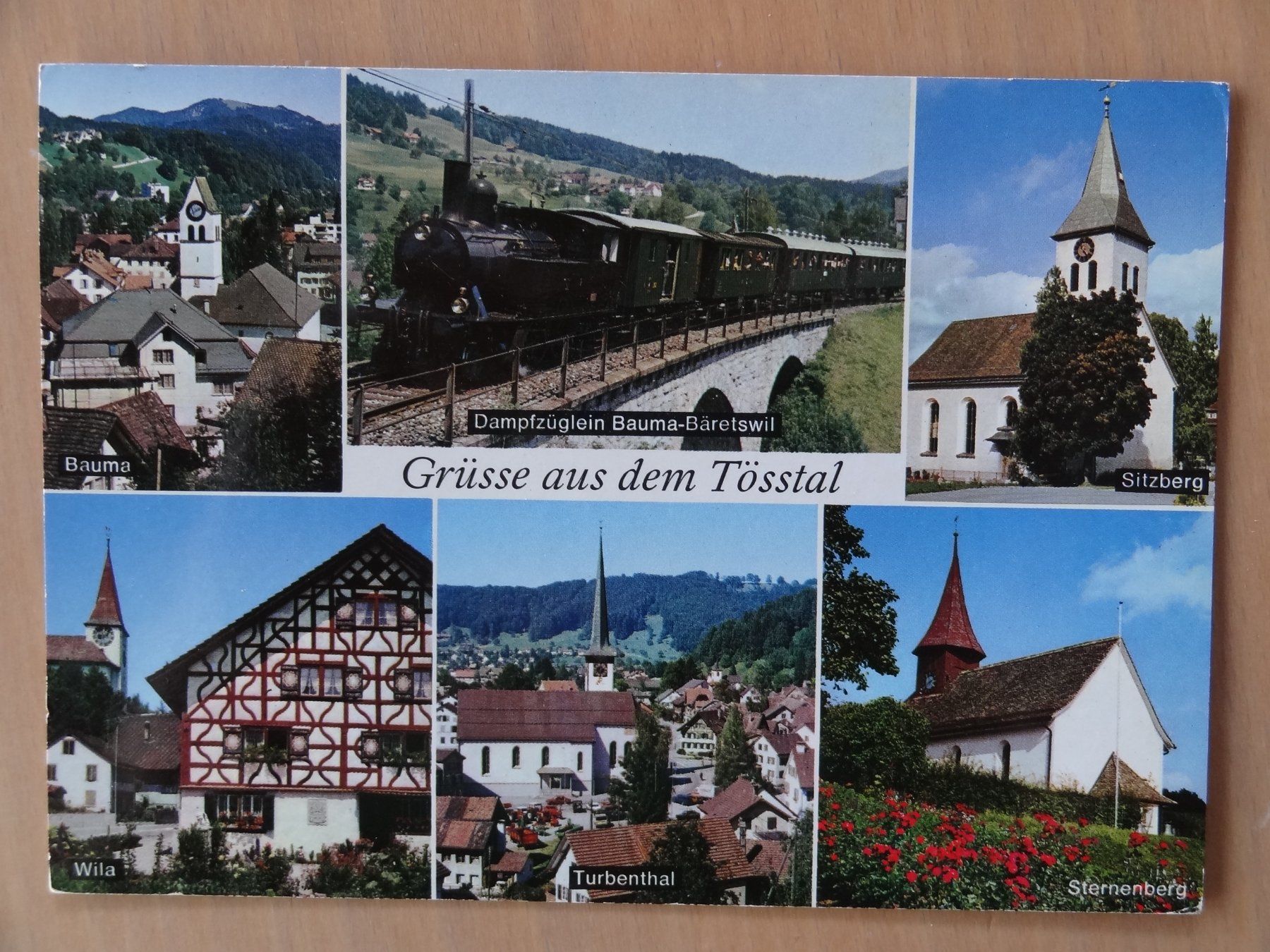 Cartoline postali: Grüsse aus dem Tösstal - ZH – Usato da St Léonard venduto da Riglin
