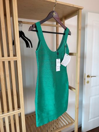 Herve Leger Kleid, Grün, Grösse L - Neu & ungetragen.