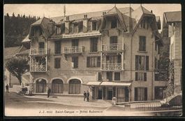 AK Saint-Cergue, Hotel Auberson, 1909