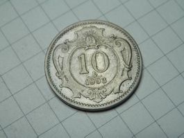 Österreich  10 Heller, 1893