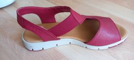 Rote Sommersandalen von Saydo Basic, Grösse 37, wie Neue