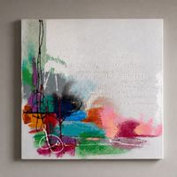 Pfister Abstrakte Kunst auf Leinwand, Wandbild Malerei 229