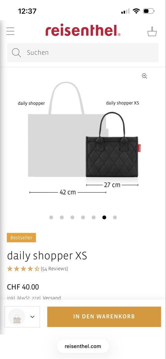 Reisenthel Sacs femmes: Reisenthel daily shopper – Neuf (Voir description) à Rüderswil par dariasophialuisa 5