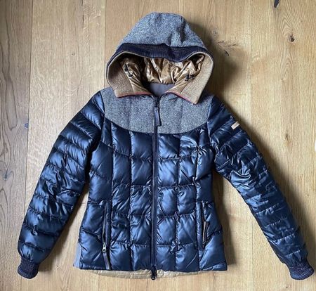 Capranea Daunenjacke / Wendejacke schwarz / bronze S