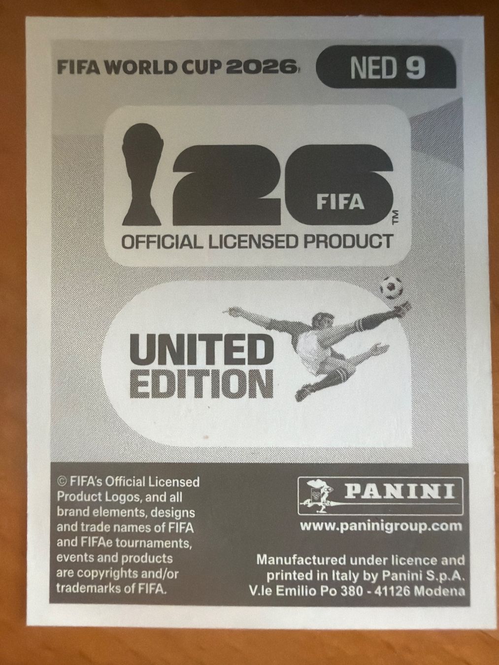 Panini Sammelbilder & Trading cards: Panini NED9 – Neu (gemäss Beschreibung) aus Susten von Rechnun 1