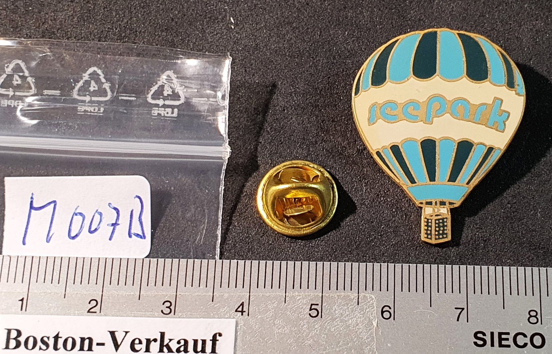 Plaketten & Abzeichen: M007B - Pin Ballon Seepark – Gebraucht aus Reinach BL von Boston-Verkauf 2