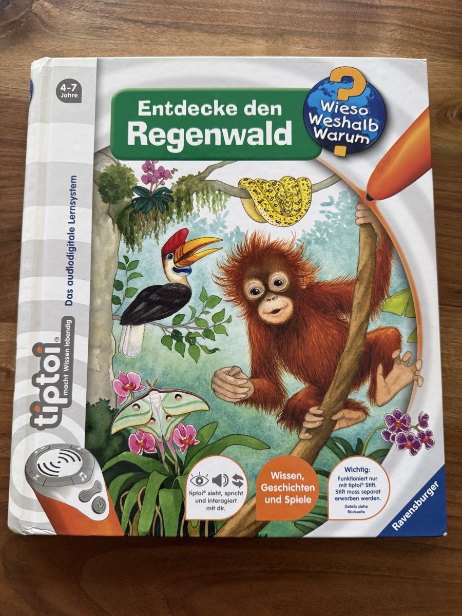 Bücher: Tiptoi Entdecke den Regenwald – Gebraucht aus St. Gallen von Red-Curry