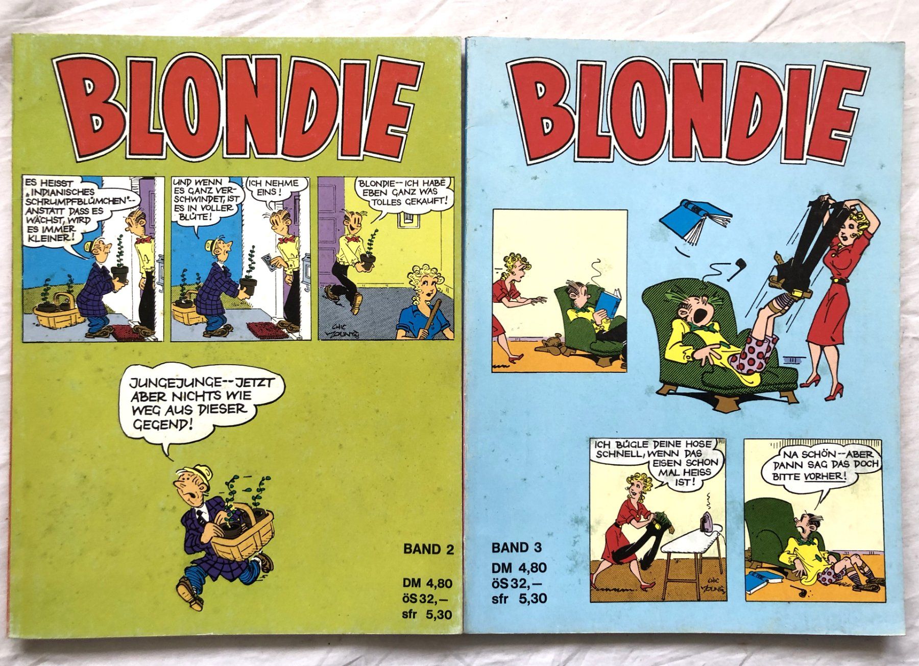 Fumetti: BLONDIE - Heft Nr.2 + Nr.3 – Usato da Schaffhausen venduto da durruti