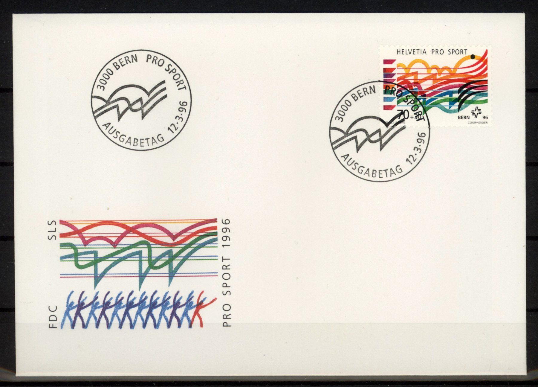 Tutti i francobolli: 1996, FDC, Sonderausgaben, Pro Sport – Usato da Willisau venduto da Vollstempel