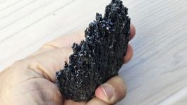 Black Bladed Crystal Fan Specimen