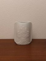 Vintage Biskuit Porzellan Vase Baum aus Spitze 70er Dekovase