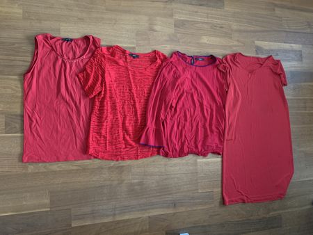 Bonita Kleider Set Rot Grösse L