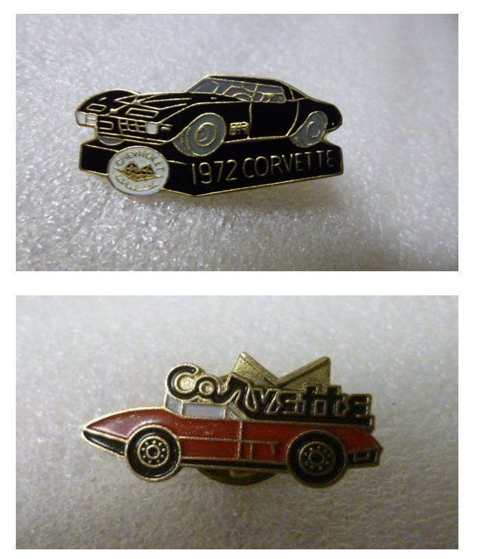 Spille & Fermagli: 2x Chevrolet Corvette  - Pins – Usato da Pambio Noranco venduto da Pol69