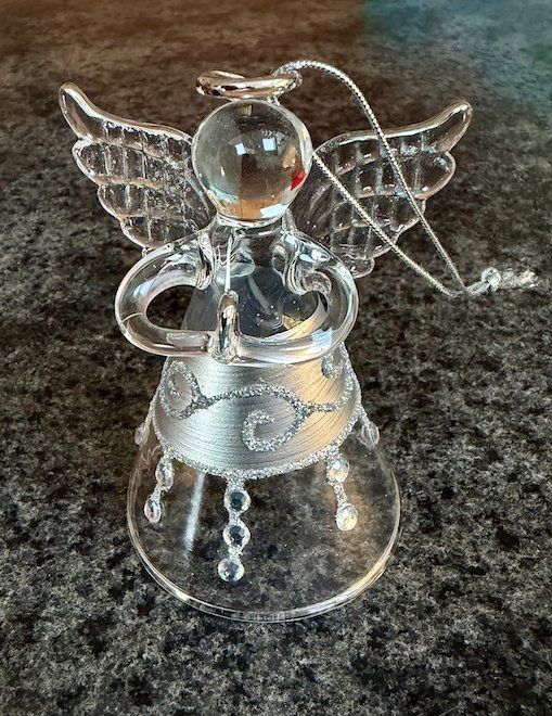 Tutte le decorazioni: Deux anges décoratifs en verre. – Usato da Châtillon JU venduto da laoo 4