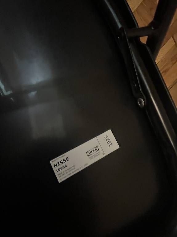 Ikea Sedie: Chaise pliante IKEA NISSE  noire – Usato da Lausanne venduto da tun_5db6 1