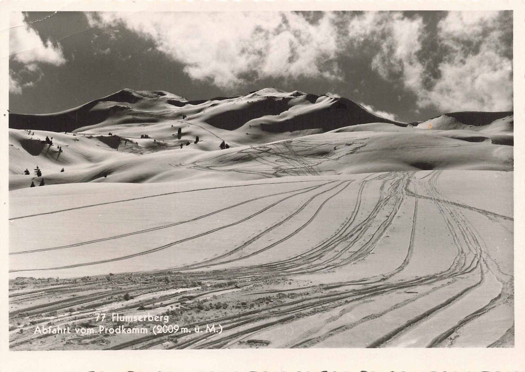 Cartes postales: Flumserberg abfahrt vom prodkamm G – D'occasion à Biasca par Blenio71