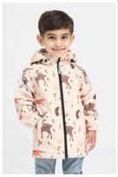 NORDBJÖRN Softshelljacke Gr. 104, mit Tiermuster *NEU