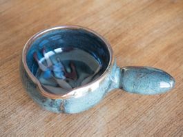 Keramik handgemacht - Abkühlschale? Krug Kännchen Japan?