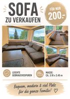 Ecksofa dunkelgrau, modern, super Zustand, viel Platz 🛋️