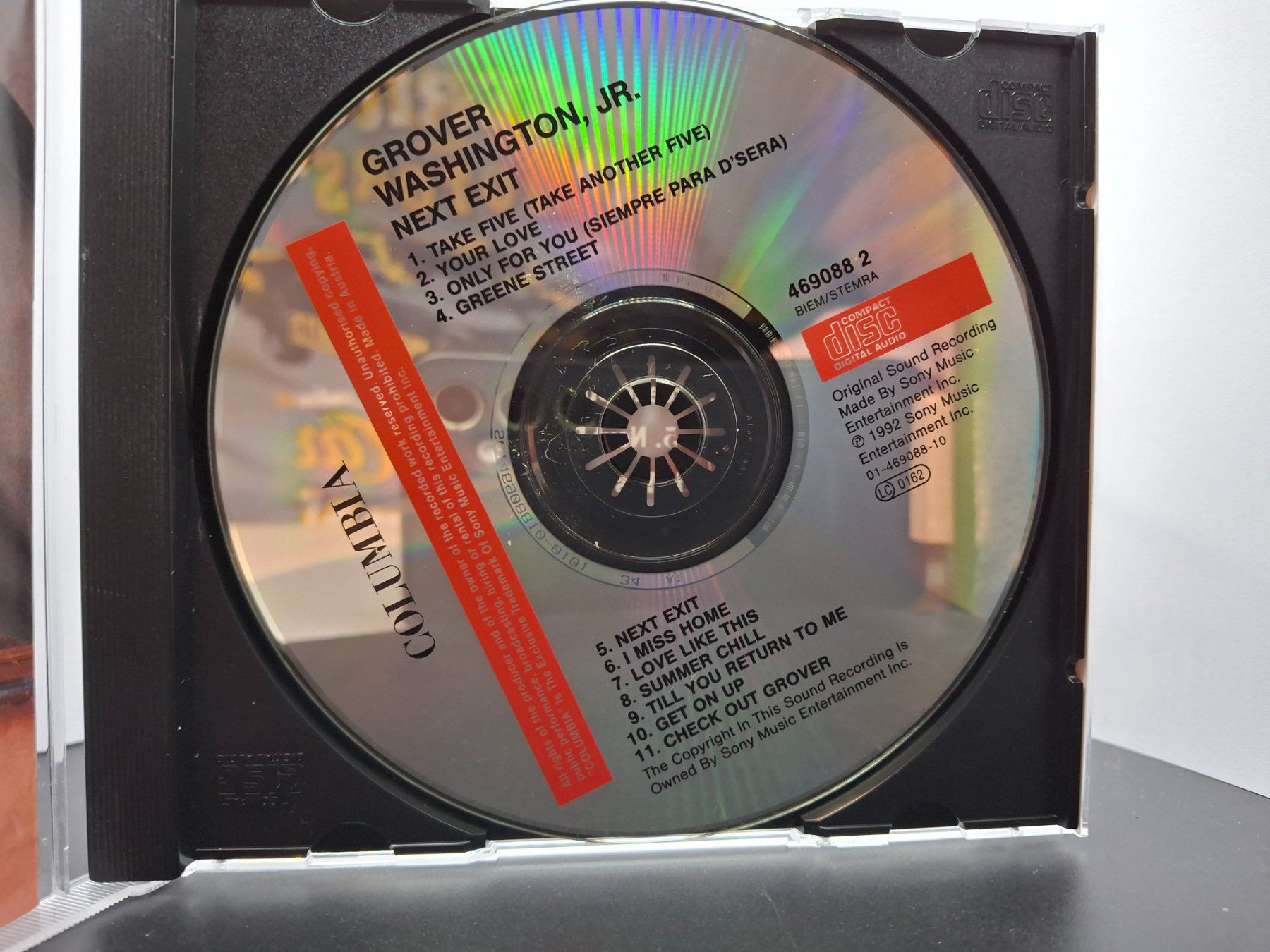 CD: Grover Washington, Jr. – Next Exit – Usato da St.Gallen venduto da jalamusic 2